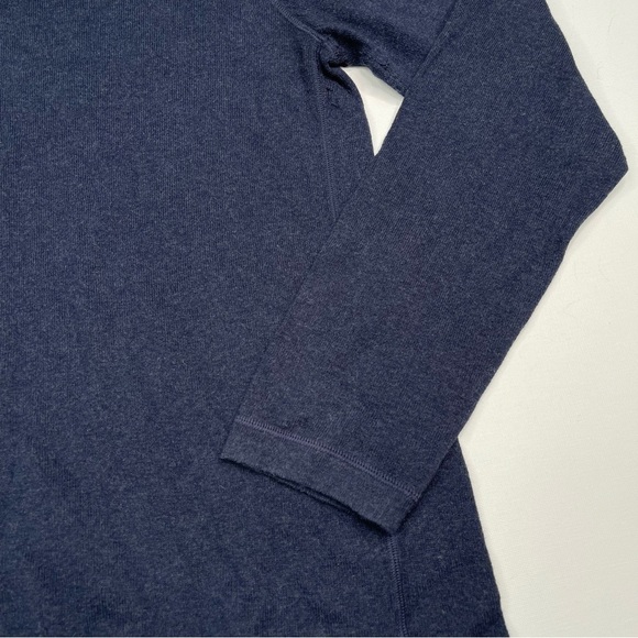 Eddie Bauer Sweater Merino Wool Cotton Navy Blue Outdoor Gorp Office  Tall - Picture 3 of 13